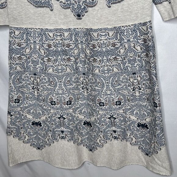 Peruvian Connection Pina Cotton Pullover Knot Sweater Dress. Size Large. - Picture 7 of 8